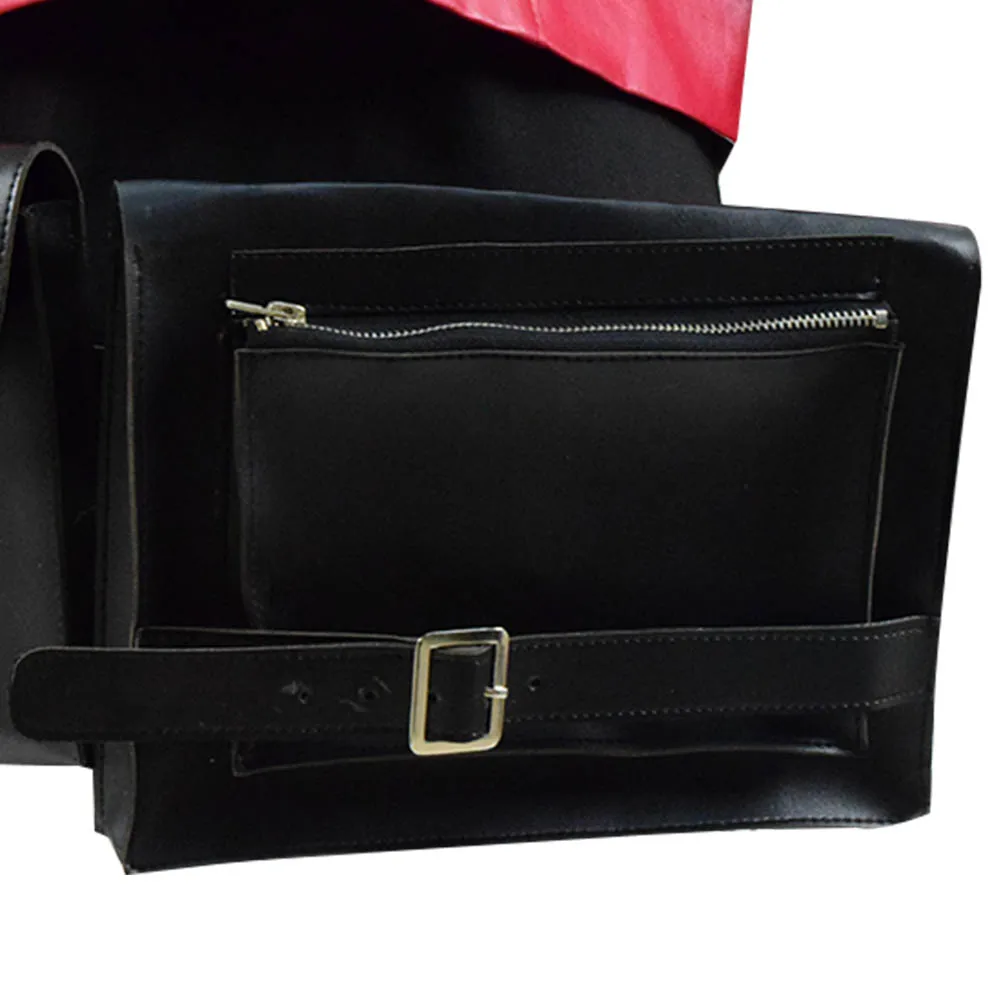 Костюм для косплея Клэр Редфилд Cossky женский красный костюм из PU-куртки и ремня