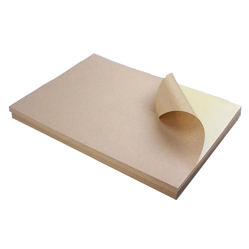 Клейкая бумага для печати A4 струйная Лазерная клейкая пустая матовая книжка