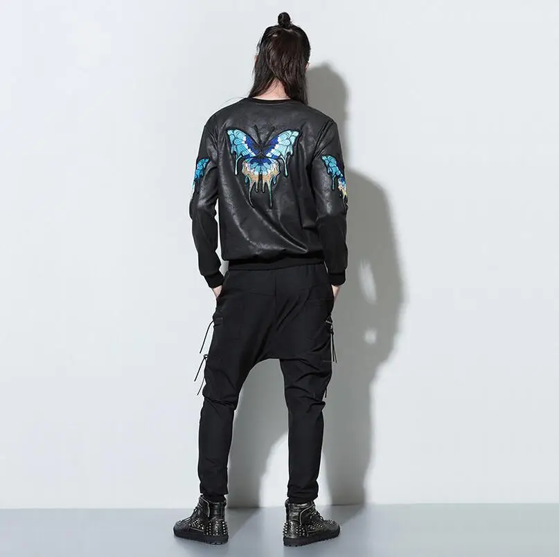 

Free Large Size Shipping European And American Men 's Leisure Harem Pants Stage Performance Clothing / M-xl