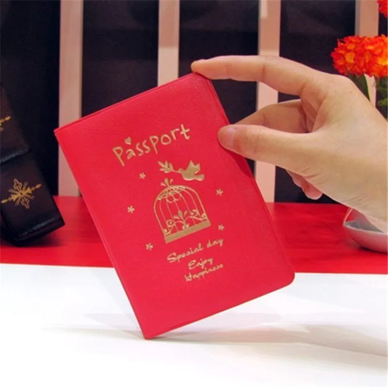 Обложка из искусственной кожи для мужчин и женщин Дорожный Чехол паспорта