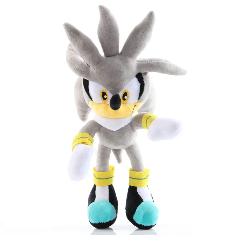 6 unids/lote 28cm mu&ntilde;eco de peluche Sonic juguetes sombra mu&ntilde;eco de peluche Sonic, mu&ntilde;eca de peluche de juguete de puercoesp&iacute;n dormitorio Casa decor ni&ntilde;os regalos-2