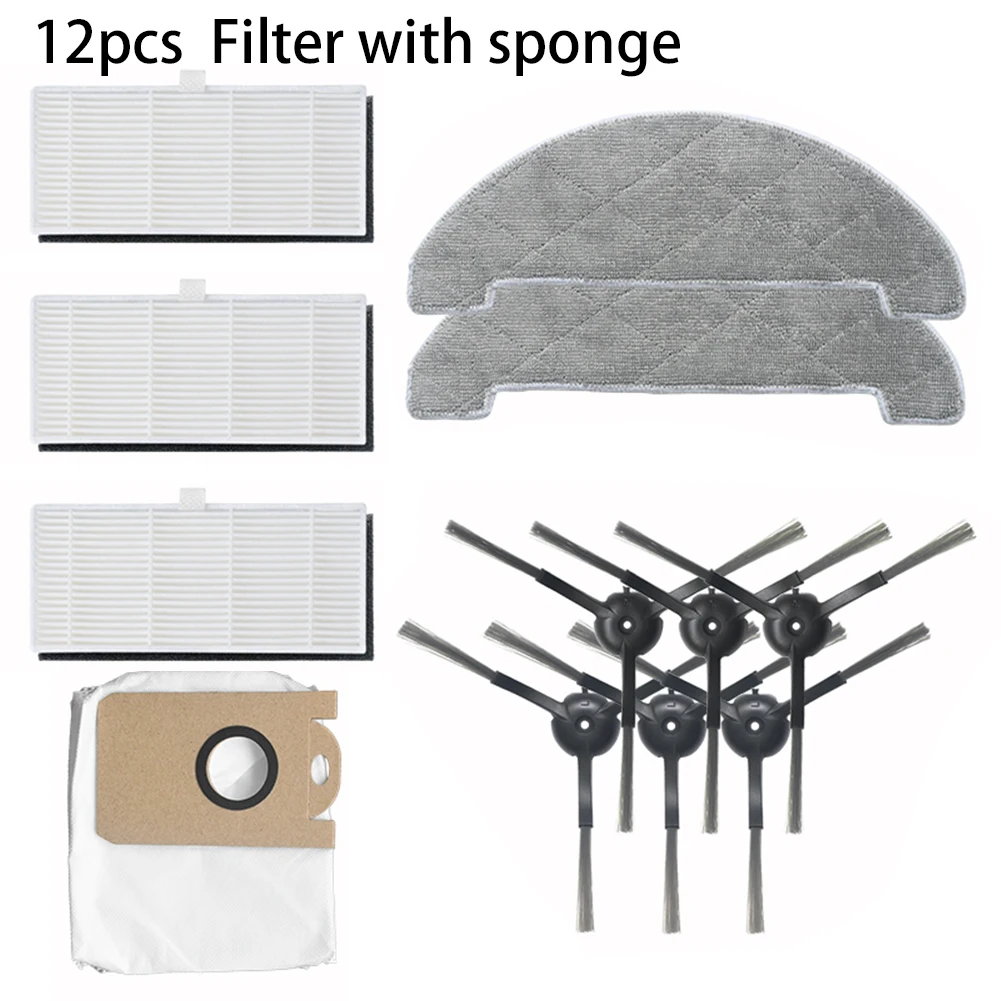 

Quality 12pcs Filter Wipe Kit For Proscenic M7 Pro Robot Vacuum Cleaner Home Garden Supplies