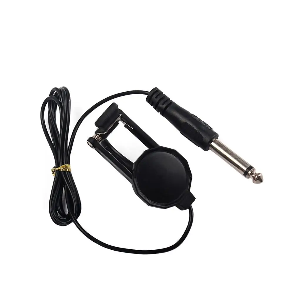 IRIN GMB348 Профессиональный пикап с 1/4 &quotJack 120 мм кабелем черный для электрической