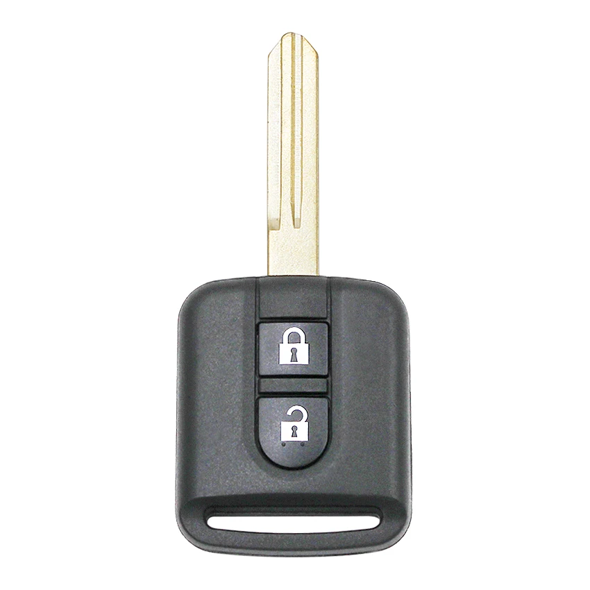 Запасной корпус 2 кнопки дистанционного ключа чехол пустой брелок для NISSAN Micra Note