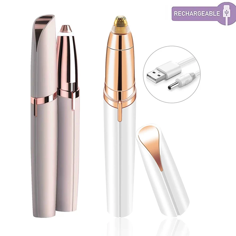 1 шт. Стильный USB Электрический Уход за лицом для бровей лезвие тела бритва