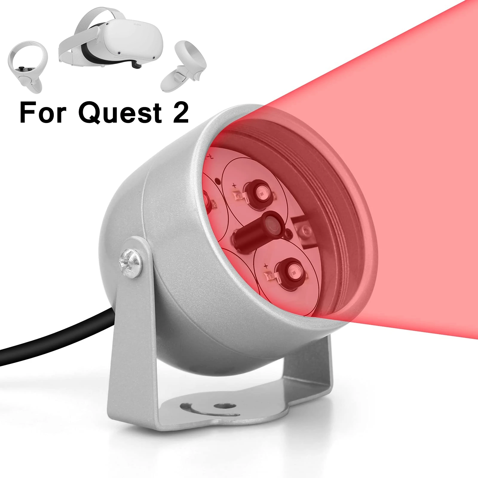para Meta Oculus Aumentar a Mão Aumentar a Sensibilidade para Oculus Quest Acessórios Iluminador Infravermelho Luz Rastreamento 2 vr