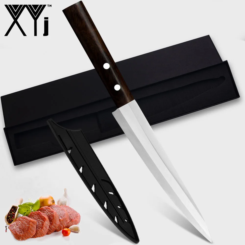Нож из нержавеющей стали XYj сашими суши кухня нож шеф повара японской сырой рыбы