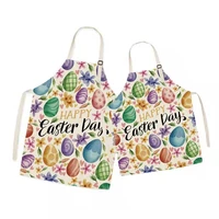 new style easter day for aprons adult household aprons for kitchen waterproof tablier cuisine femmel baking accessories
