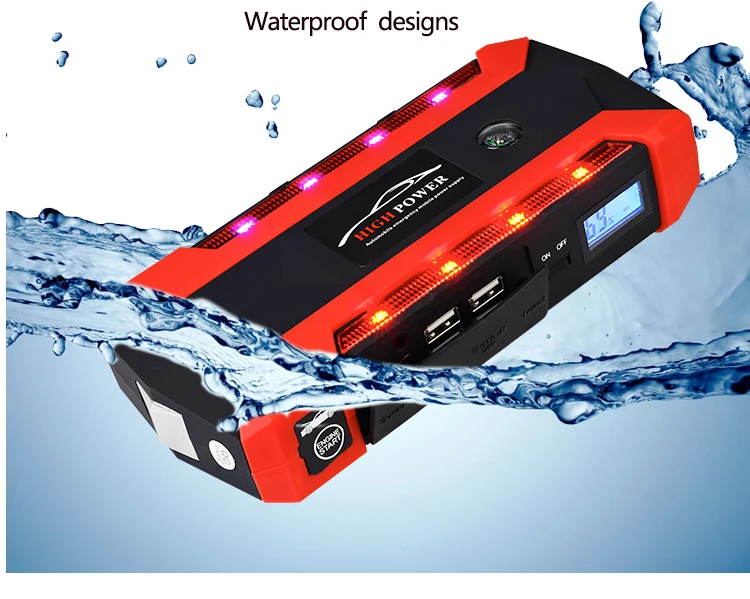 Автомобильный пусковое устройство power Bank 600A портативный автомобильный аккумулятор зарядное устройство 12 В пусковое устройство бензиновый дизельный супер мощный автомобильный стартер
