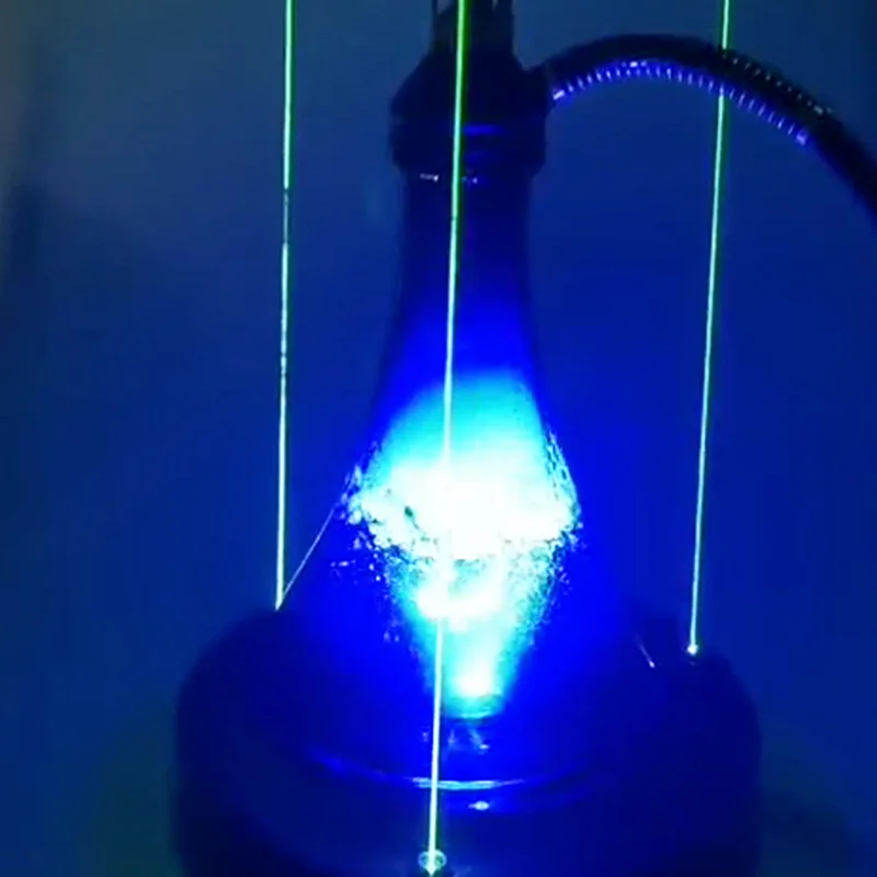 

3 Light Beams LED Hookah Laser Light Base 10 inch Shisha Narguile Cachimbas Lamp Plate For Water Pipe Accessories