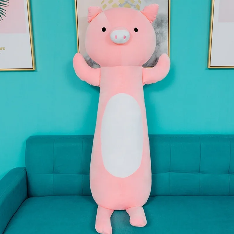 С героями мультфильмов с принтом в виде кота Подушка забавными животными свинка