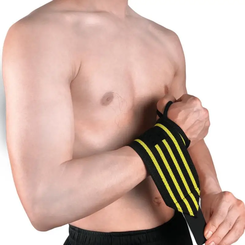 

Gym Fitness Adjustable Wristband Elastic Wrist Wraps Bandages for Weightlifting Powerlifting Breathable Wrist Support