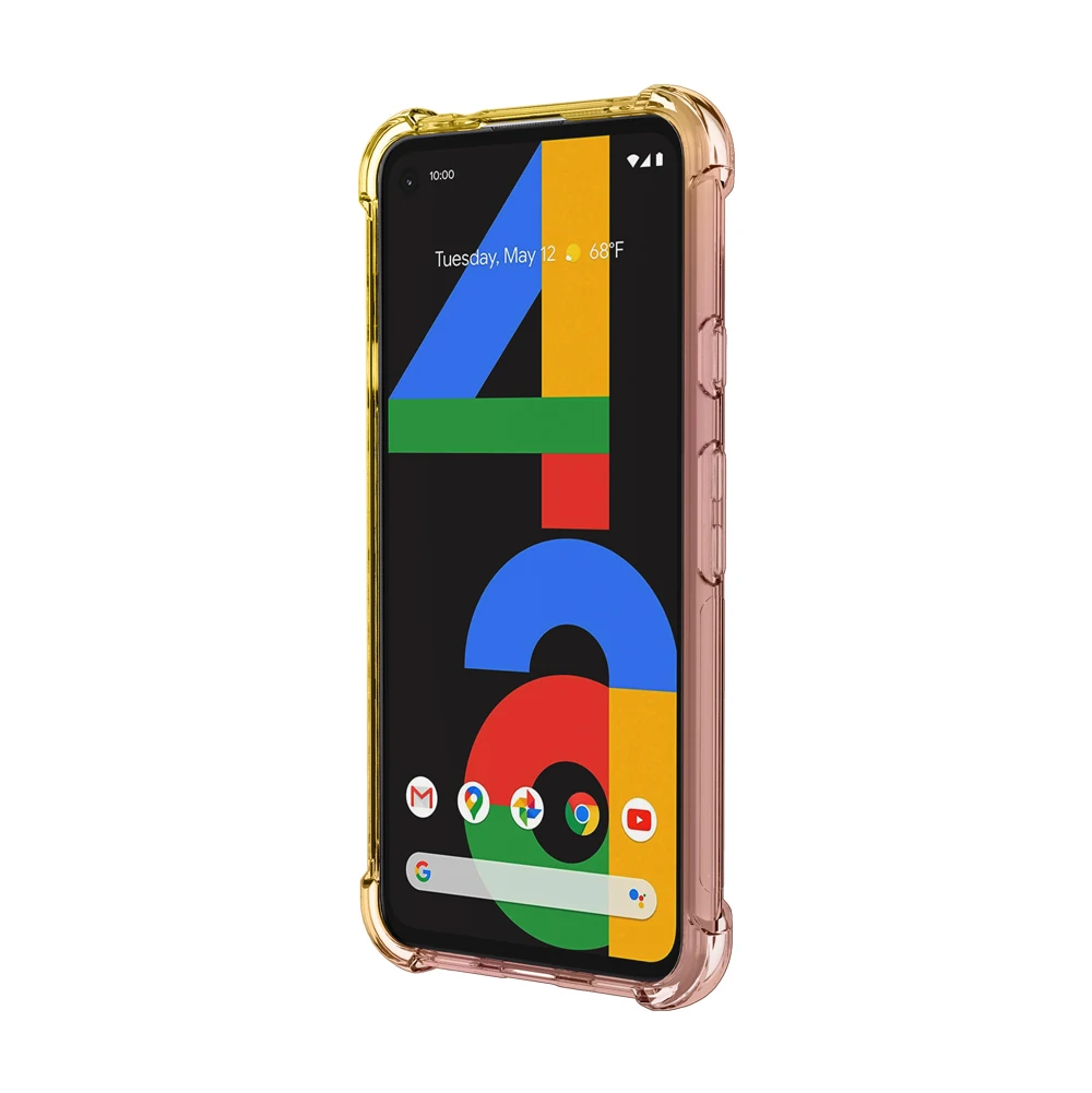 Чехол с градиентом для Google Pixel 5A полупрозрачный чехол 4A 5G 5 XL 6 амортизацией |