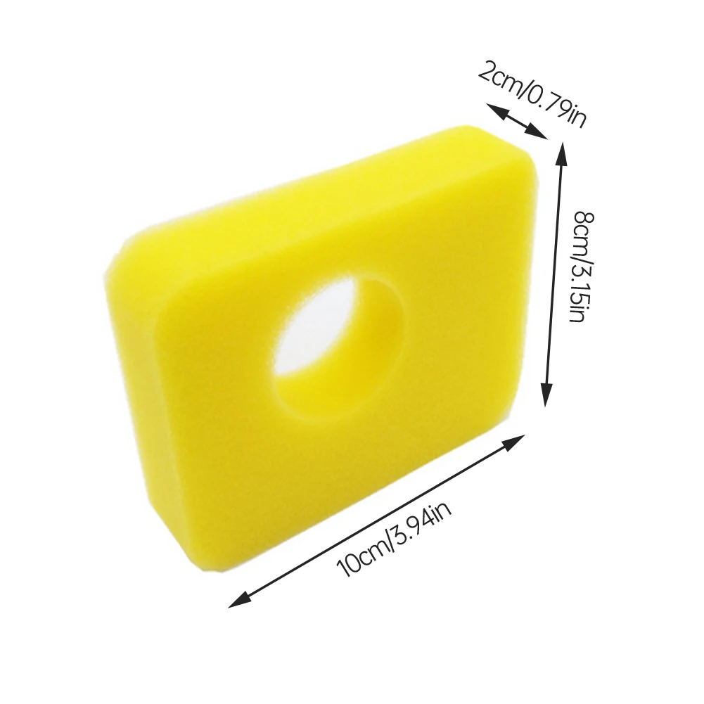 

3PCS Replacement Air Filter Foam Element Lawn Mower Air Filters Garden Kitchen Machinery Accessories Air Filter Sponge Cleaner