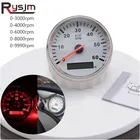 Тахометр для дизельных двигателей, судовая лодка, тахометр, измеритель 6000 обмин, 8000 обмин, счетчик часов, подходит для Peugeot, BMW, Ford