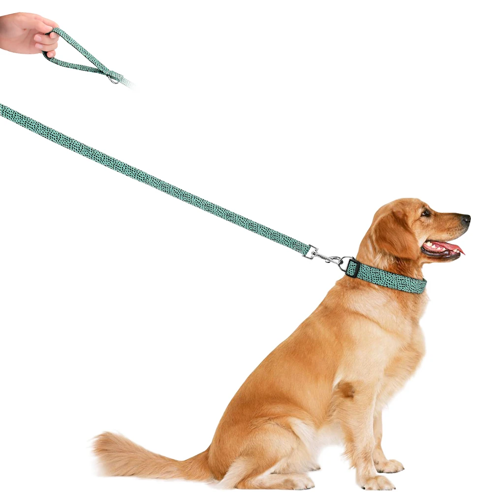 Поводок для собак поводок домашних питомцев в горошек и кошек прогулок