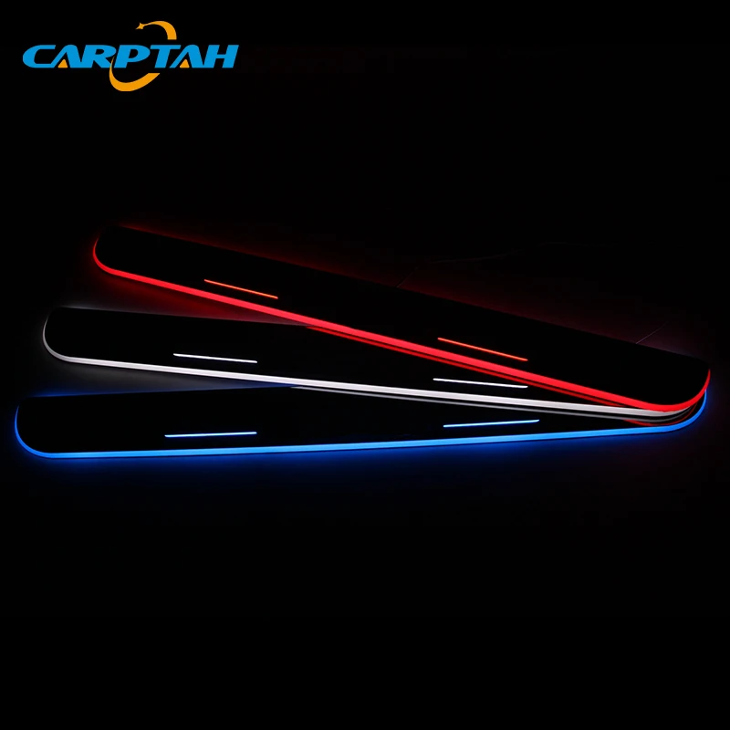 CARPTAH отделкой педаль автомобиля внешние Запчасти светодиодный порога Накладка