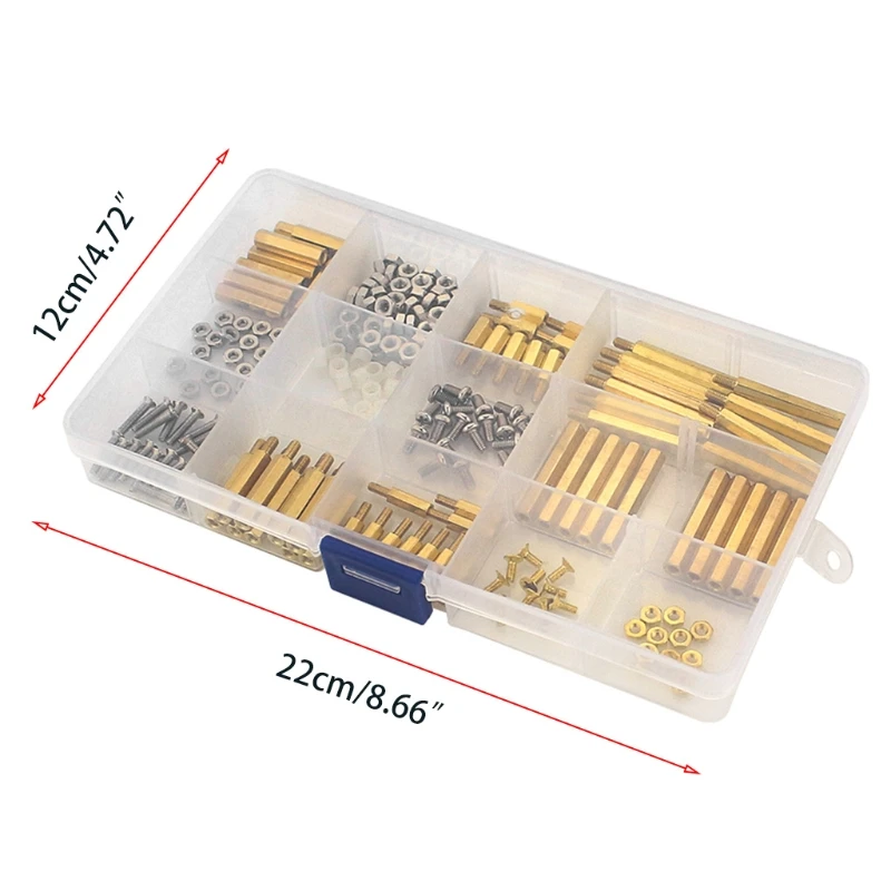 

2021 New 210pcs M2.5 M3 Screws Nuts Electronic Accessory for arduino- Raspbeerry Pi Model