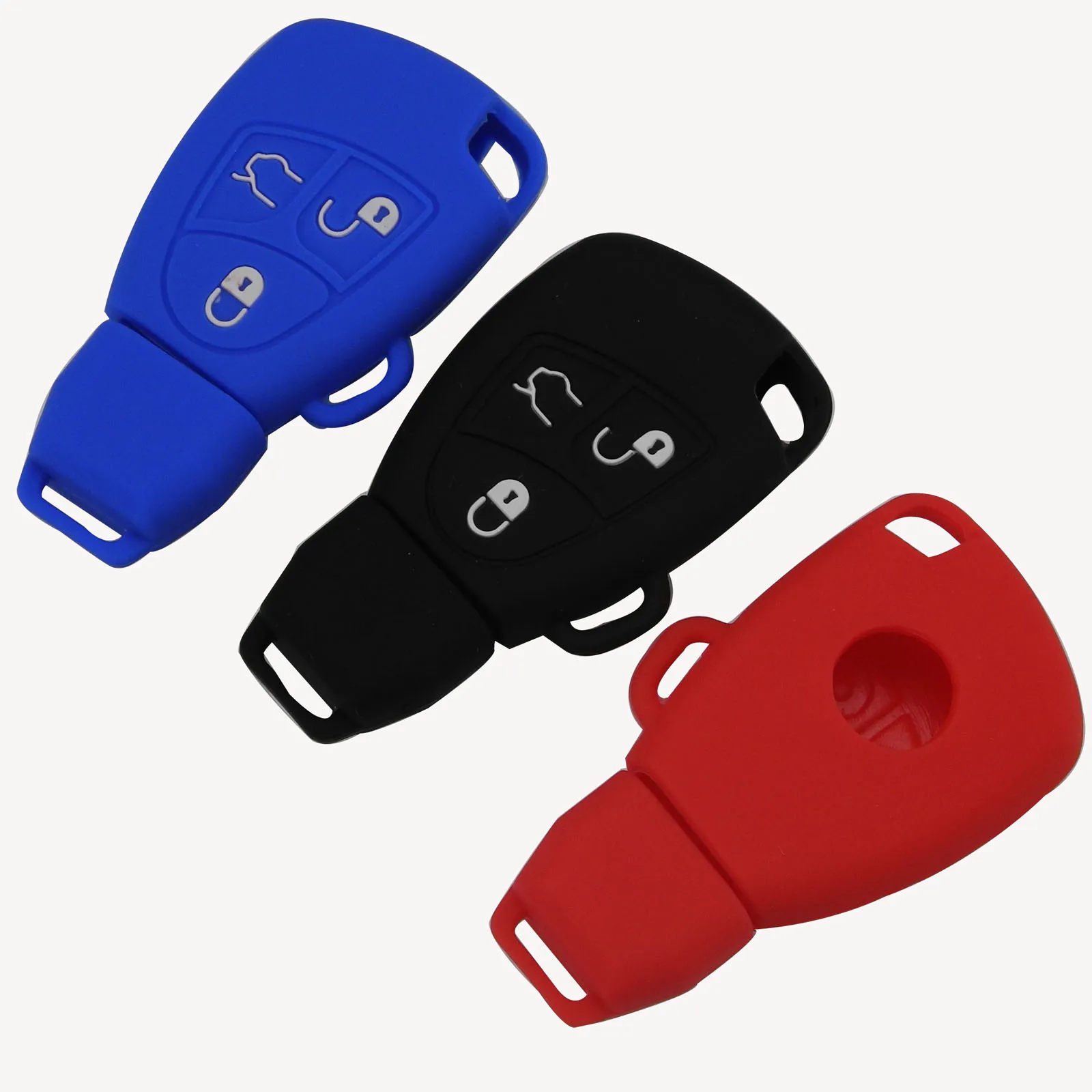 

Kutery силиконовый резиновый чехол для автомобильного ключа чехол для Mercedes Benz B C E ML S CLK CL дистанционный ключ протектор 3 кнопки