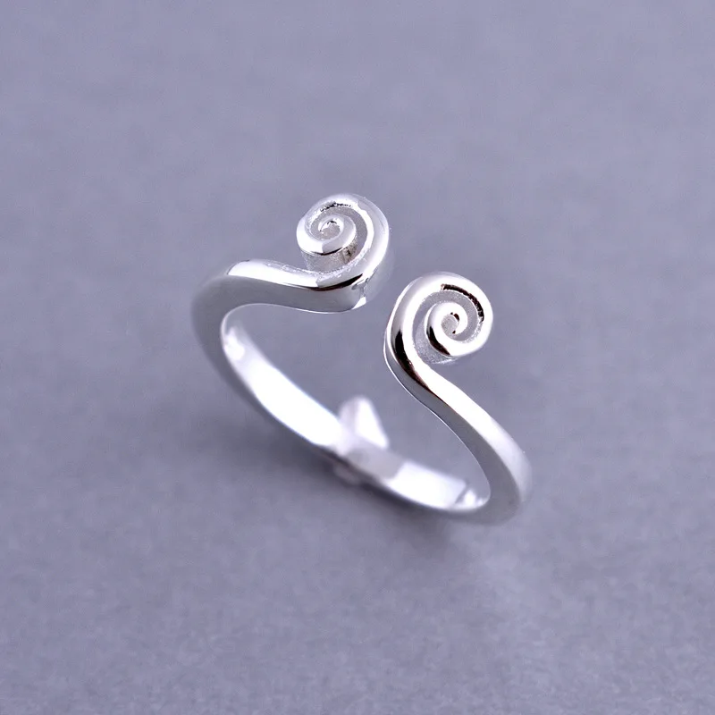 100% 925 пробы серебряное кольцо короля обезьяны Открытое для женщин Китайский