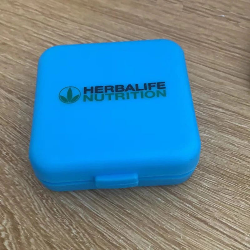 Herbalife маленький портативный чехол для таблеток с четырьмя отделениями