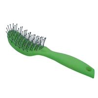 hair curved wig brush 9 line teeth hair vent comb for hair combing 6 color to choose suitable for salon and hair care