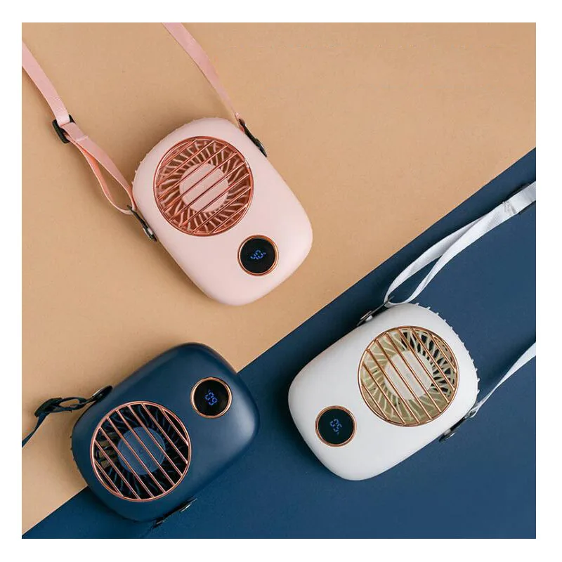 

Шейный вентилятор, портативный мини USB ручной вентилятор 5 В, перезаряжаемый бесшумный ручной охлаждающий вентилятор для улицы и путешестви...