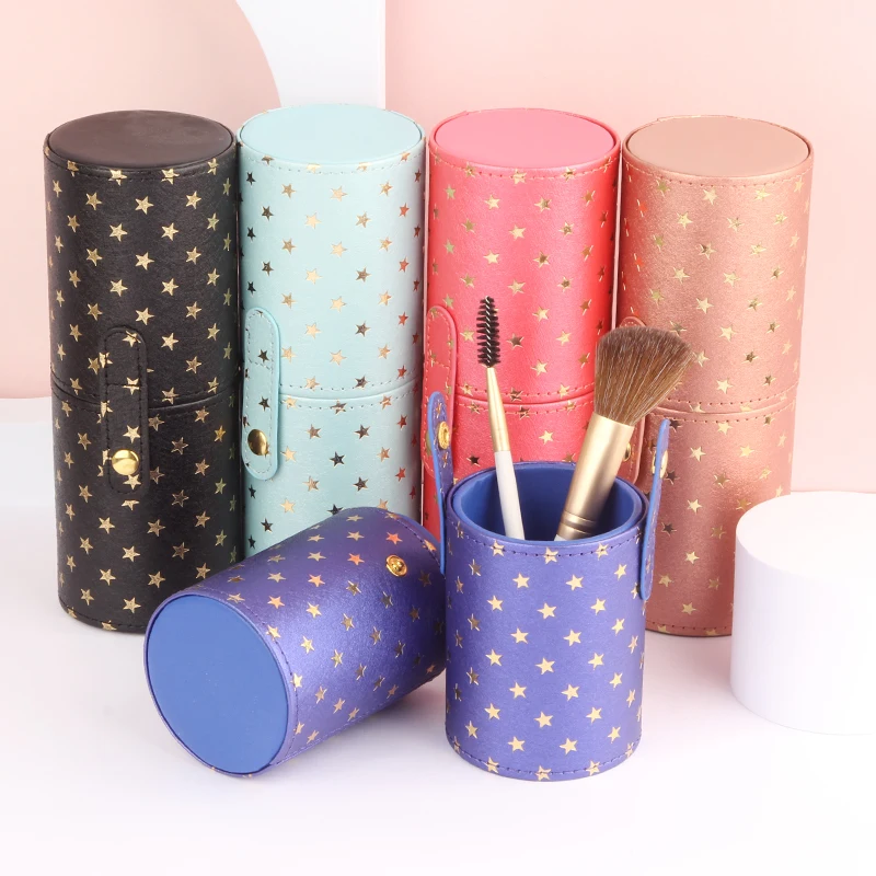 

1pcs Make Up Brush Storage Bucket Pens/Pencils Holder Pots Desktop Organizer Suitable For Use At Home Travel Or Business Trip