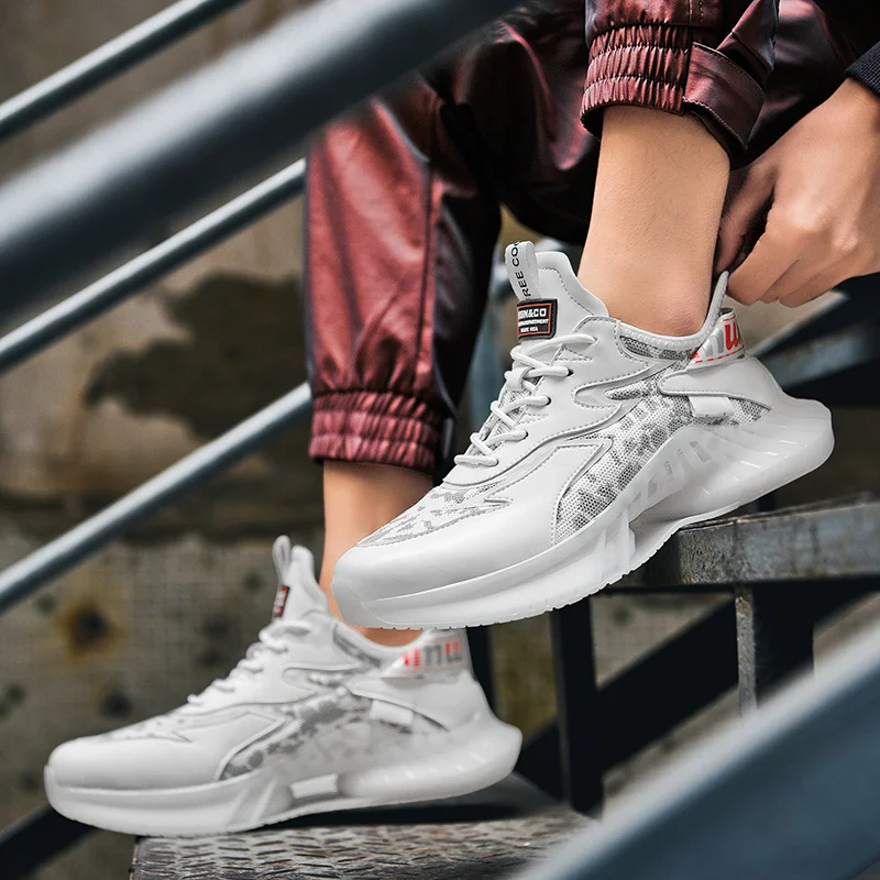 

2021 New Spring Men's Leisure Sports Shoes Versatile Travel Fashion Shoes Fashion Trend Youth Walking Shoes Comfortable Shoes