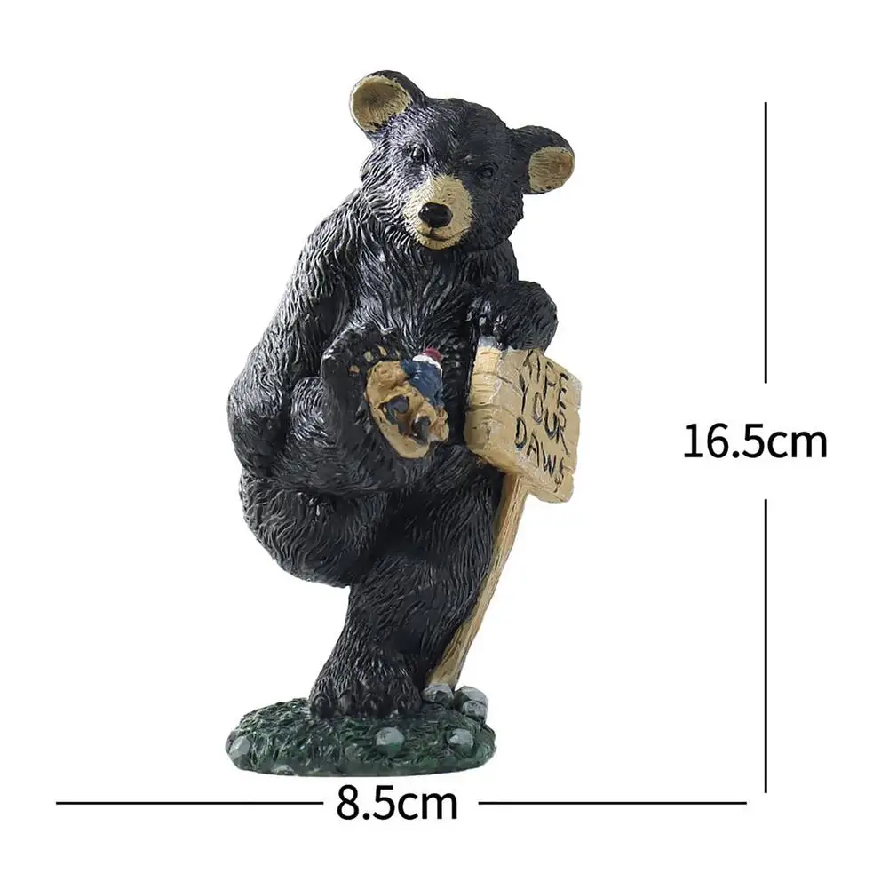 

New Garden Gnome Statues Outdoor Decor Bear Gnomes Garden Decor Garden Ornaments Handicraft Flower Pot Accessories Dropshipping