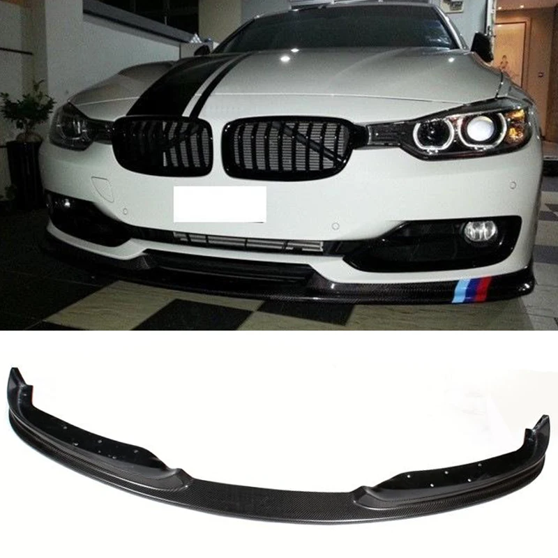 Передний бампер из углеродного волокна спойлер для BMW 3 серии F30 Standard 2012 2015 316i 320i 328i