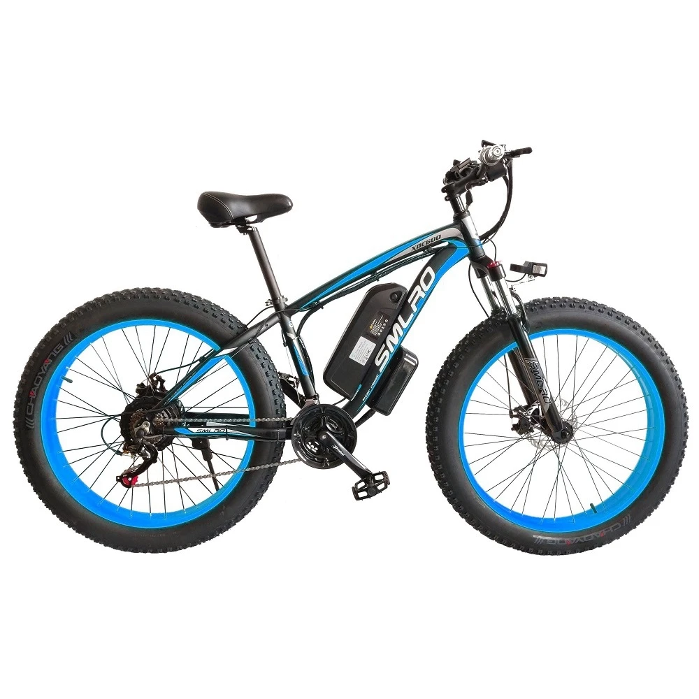 Verkaufen Hydraulische Bremse 1000W Motor 16AH Lithium-Batterie Elektrische Fahrrad 26 Zoll Elektro Fett Fahrrad Freies Verschiffen