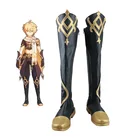 Новинка, обувь для косплея Genshin Impact, обувь для косплея Genshin Impact Traveler Aether, обувь для карнавала, Хэллоуина, для женщин и мужчин, Размеры 35-48