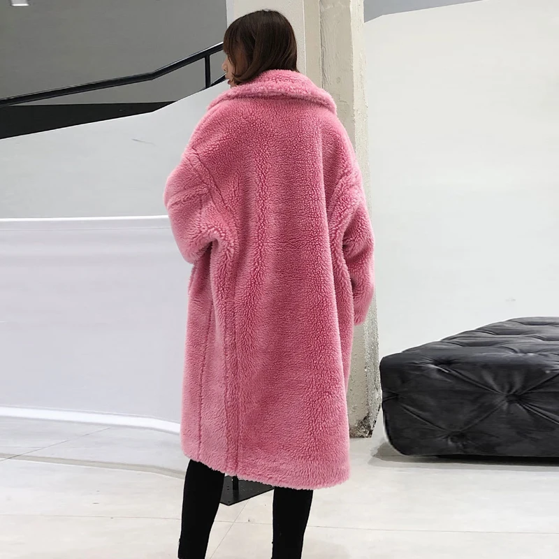 Толстая Теплая Бархатная женская меховая кожаная куртка в европейском и