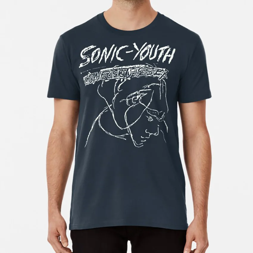 ? Футболка с надписью путаница-это секс (Sonic Youth) | Мужская одежда
