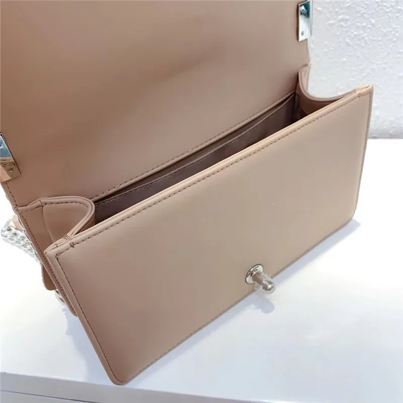 

Handbag for Women Luxury Designer High Quality Genuine Leather Twill V Pattern Chain Bag Lady's Shoulder Purse