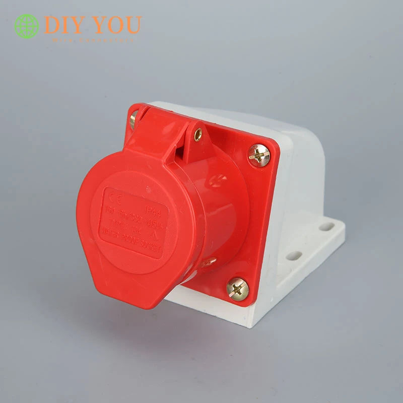 32A 4 Pin 3P + E IP44 380 415V мужской и женский Электрический разъем питания