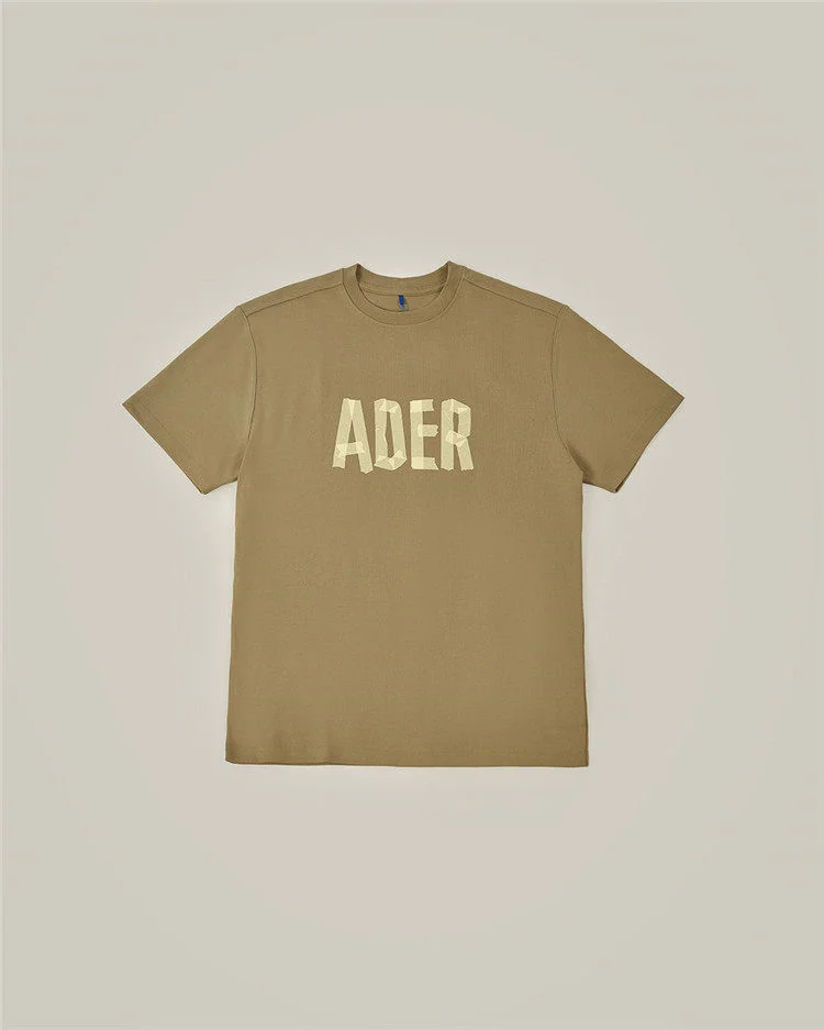 

High Street KOREA Brand ADER Letter Short Sleeves TEE Oversized T-shirts Summer Clothes For Women/Men