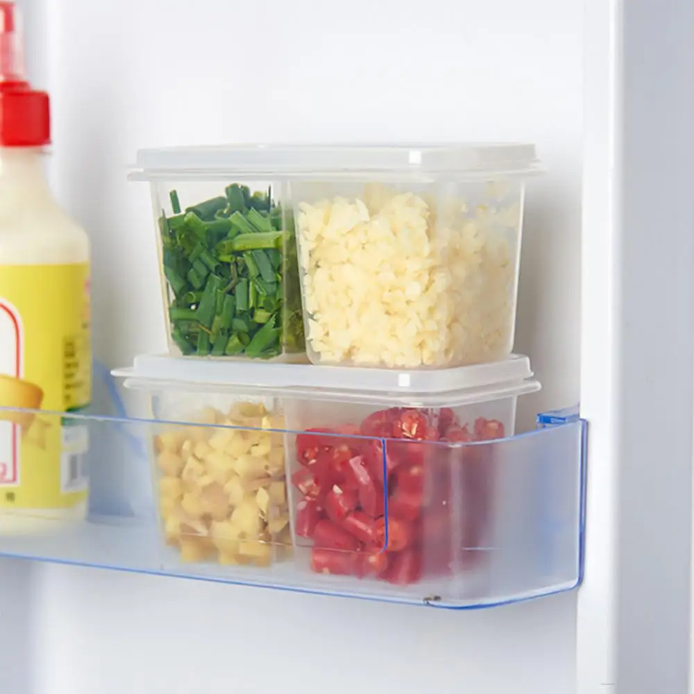 

Kitchen supplies refrigerator storage box drainage basket storage box kitchen tool manager with cover strainer basket