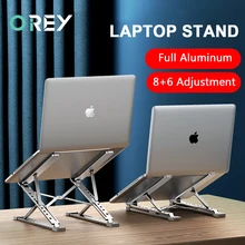 Adjustable Laptop Stand Aluminum For Macbook Foldable Computer PC Tablet Support Notebook Stand Table Cooling pad Laptop Holder