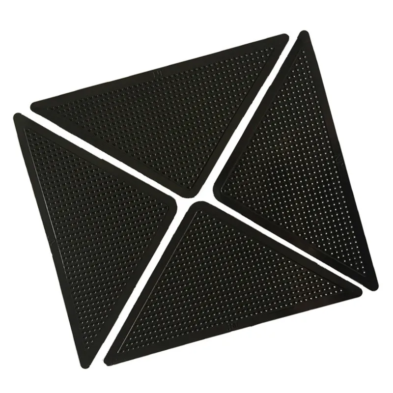 4 шт./компл. Многоразовые моющиеся захваты для ковров Нескользящие силиконовые