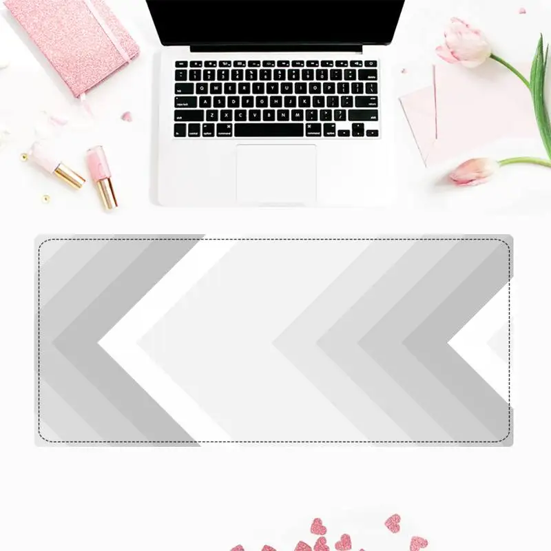 

Top Quality White Beautiful Design Rubber Mouse Durable Desktop Mousepad Free Shipping Large Mouse Pad Keyboards Mat