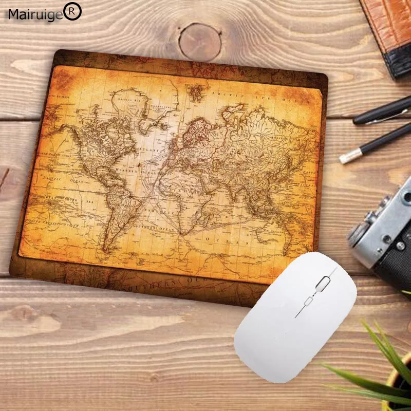 180mmX220mmX2mm Mairuige, большая рекламная акция, коврик для компьютерной мыши, маленький размер, 180X220X2 мм, Карта мира, печать, PC коврик для мыши, гладкий, мягкий, противоскользящий - Цвет: 180mmX220mmX2mm