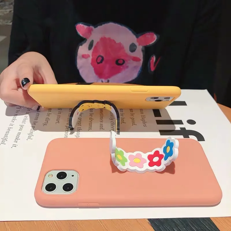 Роскошный мягкий силиконовый мультяшный держатель для телефона HUAWEI P10 Plus P20 P20lite