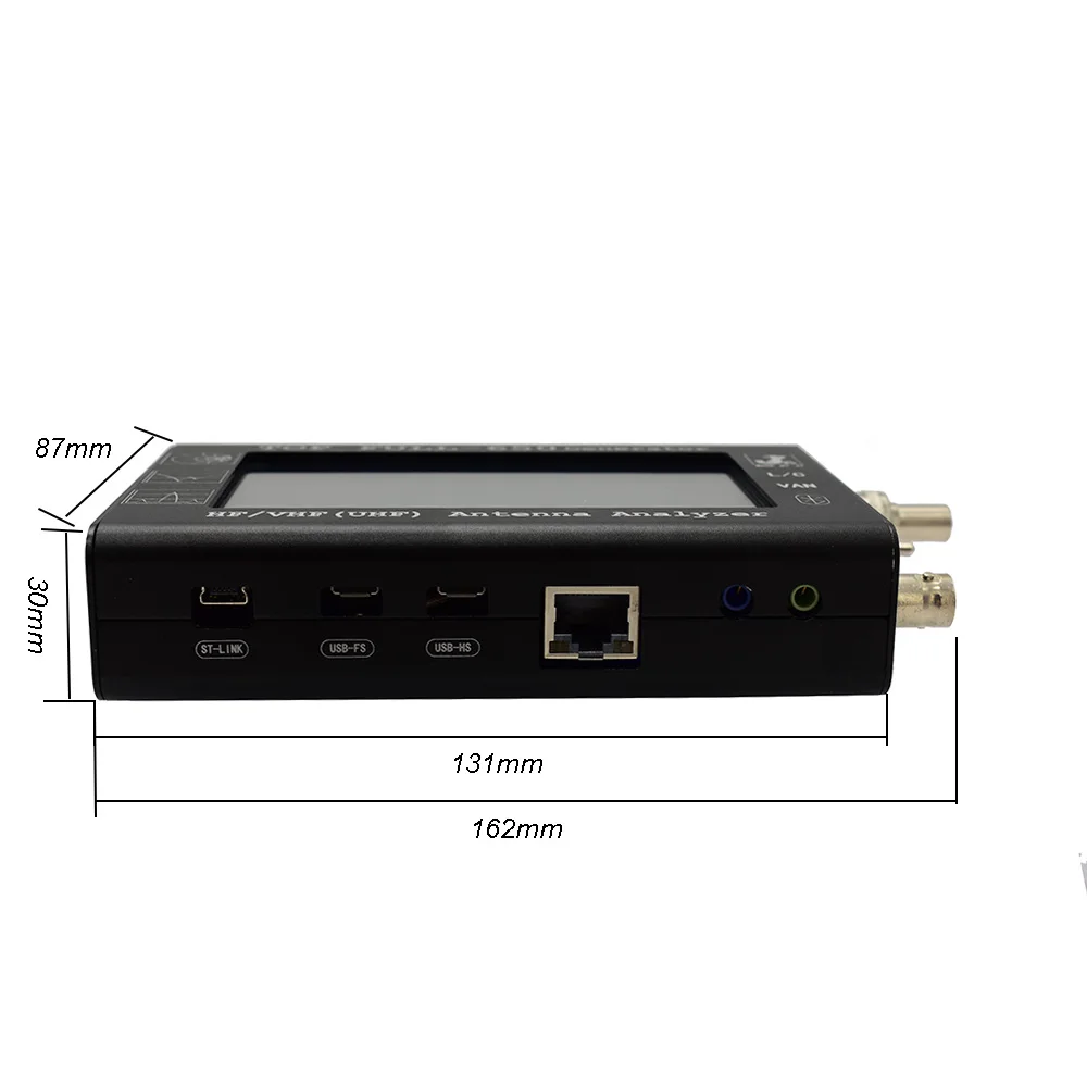 4,3 дюймовый сенсорный экран HF/VHF/UHF lcd 0,1-1300 MHz 1,3 GHz ANT SWR векторный антенный анализатор с аккумулятором 3000mAh
