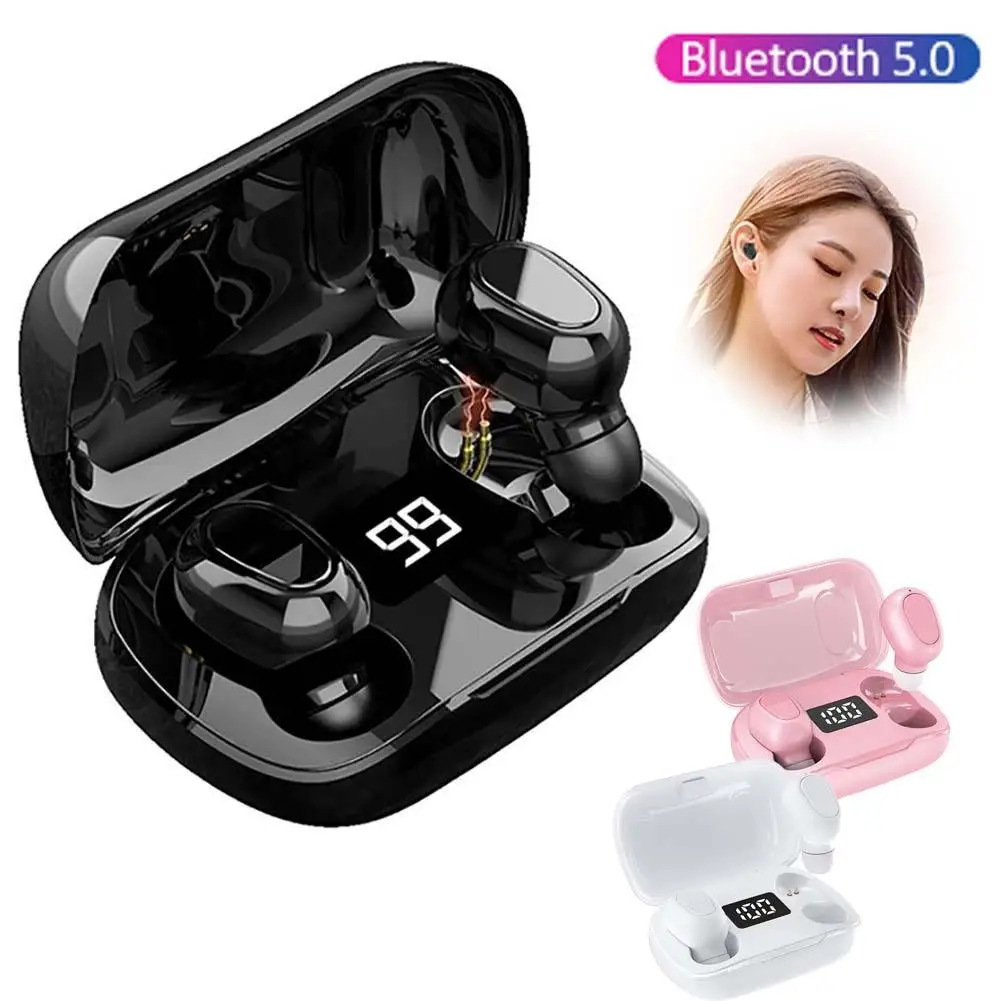 Hands Free Bluetooth-compatible For Android Samsung Lg Ios I