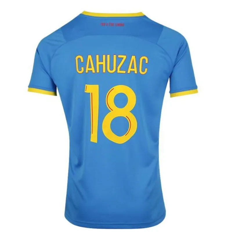 21/22 RC линзы футбольная рубашка градиент Fortes Cahuzac Перес 2021 2022 Aldult Детский комплект