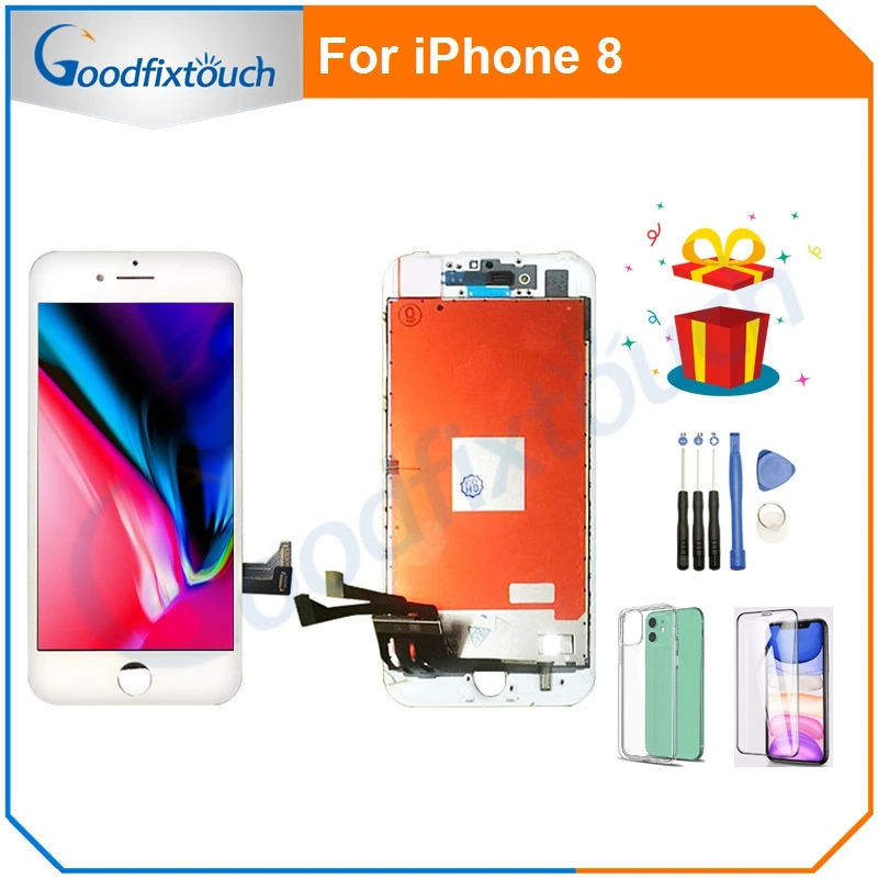 

GradeAAA For iPhone 8 LCD Display Touch Screen Digitizer Assembly For iPhone 8G TFT LCD Bright Backlight Brightness 350-400 CD