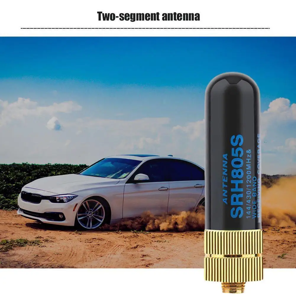 

1 шт., Двухчастотная антенна для большого пальца Srh805s Sma-f Vhf/uhf