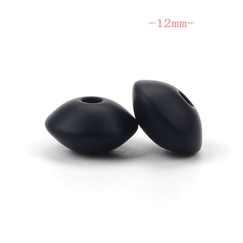 12mm smokey black LOFCA 12/15 мм Силиконовые чечевицы бусины 10 шт./лот детский Прорезыватель для зубов игрушки, не содержащие БИСФЕНОЛ по уходу за ребенком Силиконовый Сделай Сам грызунок Цепочки и ожерелья ювелирных изделий - Цвет: 12mm smokey black